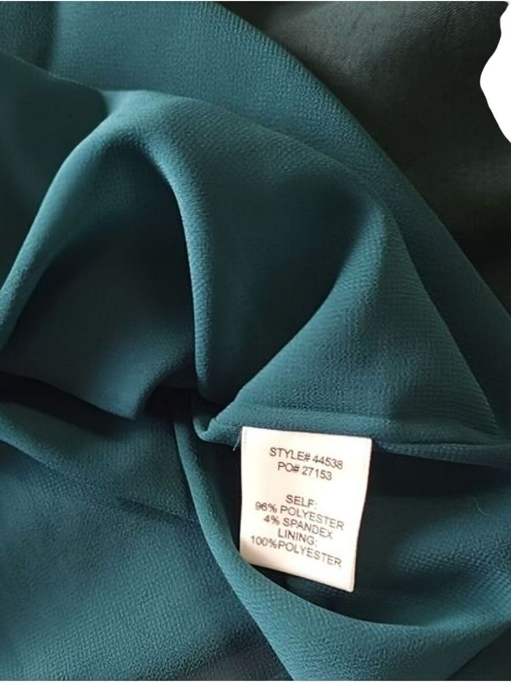 Emerald Satin Lace Cami Tank Small NWT By Skies Are Blue Quiet Luxury Chic - Picture 7 of 10